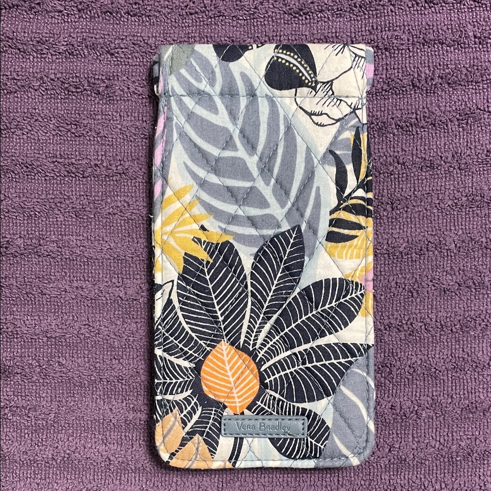 Vera Bradley Quilted Floral Sunglasses Sleeve